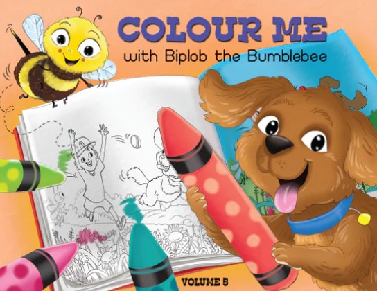 Colour Me With Biplob The Bumblebee Volume 5